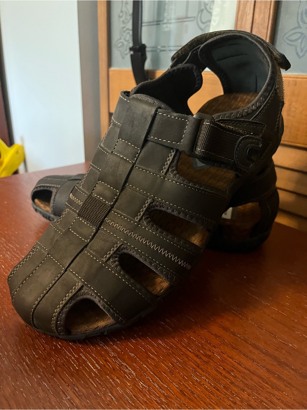 Nunn Bush Men's Brown Fisherman Sandals